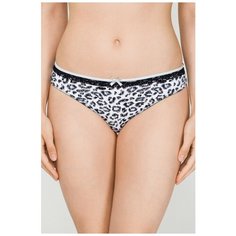 Infinity lingerie Трусы Annushka стринги низкой посадки, размер 48/L, черный/белый