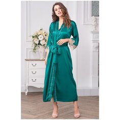 Халат MIA-AMORE, размер L, изумрудный