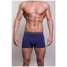 Salvador Dali Трусы боксеры с резинкой в горошек, размер XXL, синий