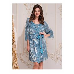 Халат MIA-AMORE, размер L/XL, голубой