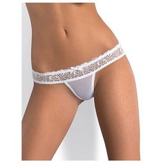 Obsessive Трусы Papilio Thong с кружевным поясом, размер L-XL, белый