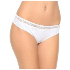 LUI et ELLE Трусы Juliette бразилиано средней посадки, размер 2 (S), белый