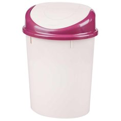 Контейнер для мусора овальный, 8 литров (бежевый) Alternativa