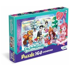 Пазл 160эл Энчантималс Снежная радость Оригами 5984 Origami