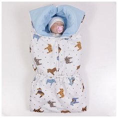 Конверт-мешок Топотушки Феникс (зимний) пони 75 см голубой