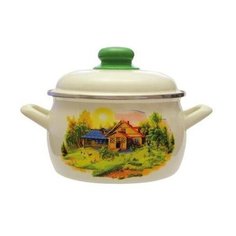Кастрюля Метрот «Домик в деревне» с металлической крышкой 7,5 л 2281-7,5 Metalac