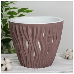 Кашпо "Вдохновение" 7,5л, цвет Мокко 5111252 Сима ленд