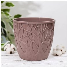 Кашпо со вставкой 3 л "Форест", цвет мокко 5361899 Сима ленд