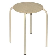 Табурет "береста" сиденье круглое (бежевый) (1/6) "виолет" Violet