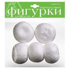 Пенопластовые фигурки "Мандарины", 70 мм (5 штук) Альт