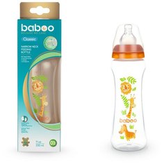 Бутылочка для кормления Baboo "Safari", с узким горлышком, с 3 месяцев (330 мл)