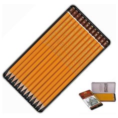 Набор чернографитных карандашей KOH-I-NOOR 1502/II 8B-2H (12 штук)