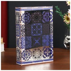 Сейф-книга дерево кожзам "Восточный узор" зеркало 24х16х5 см 4822204 Сима ленд