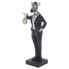 Фигурка декоративная "Зебра с часами", 755871, 19/18/59 см. РЕМЕКО