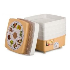 Ротор Сушилка для овощей и фруктов Ротор Дива Люкс СШ-010-04 белый 5 поддонов