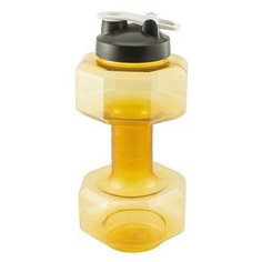 Бутылка "Гантеля", V=2.2 л, цвет: желтый Эврика