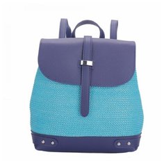 Рюкзак женский, цвет темно-синий с бирюзой (арт. DS-0088/4) Ors Oro