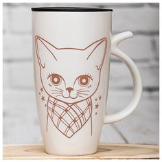 Кружка "Кот Ковбой N 1" Эврика