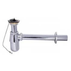 Сифон KAISER 973Z Chrome для раковины с выпуском