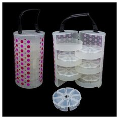 930529 Органайзер для хранения с 6 контейнерами, 13.0*13.0*23.0см Hobby&Pro