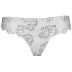 Lormar Трусы Prestige бразилиана из кружева, размер 4, bianco