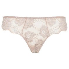 Lormar Трусы Prestige бразилиана из кружева, размер 2, noisette