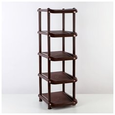 Полка для обуви 1 пара в ярусе, цвет коричневый 4912446 Dd Style