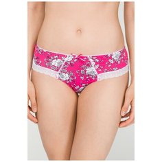 Infinity lingerie Трусы Ella слипы низкой посадки с бантиком и тесьмой, размер 44/S, розовый