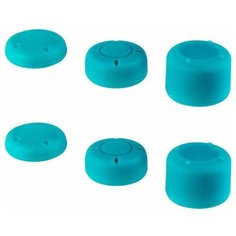Dobe Сменные накладки Silicon Thumbstick Cover для консоли Nintendo Switch Lite (TNS-877C) голубой