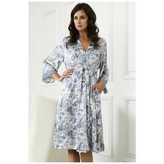 Пеньюар MIA-AMORE, размер L/XL, белый/голубой