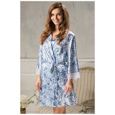 Халат MIA-AMORE, размер S, голубой