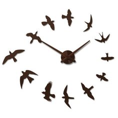 Часы настенные кварцевые 3D Decor Air Standart 100 см шоколад