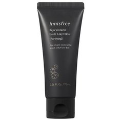Innisfree маска Jeju Volcanic Color Clay Black для очищения пор, 70 мл