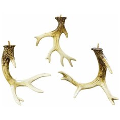 Набор ёлочных игрушек ОЛЕНЬИ РОГА, полистоун, 7х14х14 см (3 шт.)., Boltze 7429800-boltze