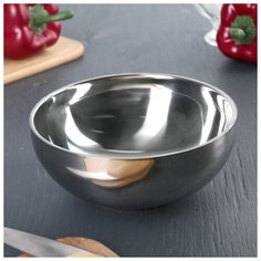 Миска с двойными стенками "Трефор" 15 см 2767871 Сима ленд