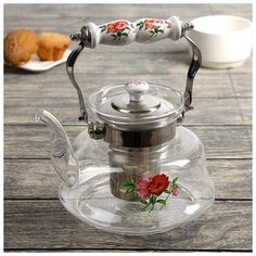 Чайник заварочный "Мари" 1200 мл, 18,5х16х12,5 см 2848157 Сима ленд