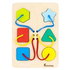 Сортер на шнурках, 6 деталей Aalatoys