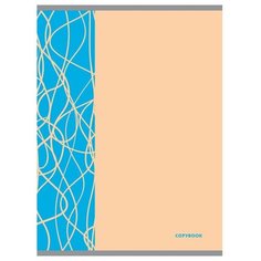 Неоновые штрихи. Оранжевый и голубой (Скругл. углы) тетради А4 (*скрепка) 48Л. Обложка: пантонная печать Канц Эксмо