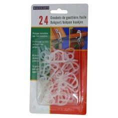 Крепления для электрогирлянд и декора на карнизах, прозрачные, 24 шт., Peha Magic GP-50150