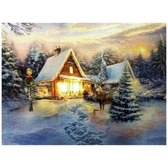 Светящееся настенное панно ЗАПОВЕДНЫЙ УГОЛОК, LED-огни, 20х15 см, Peha Magic AP-10755