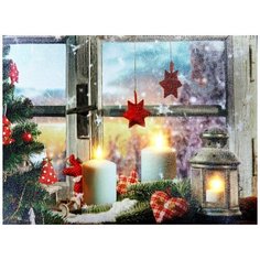 Светящееся настенное панно ДОБРОЕ ОКОШКО, LED-огни, 20х15 см, Peha Magic AP-10760