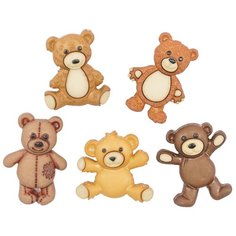 7694, Пуговицы-фигурки. Плюшевый мишка Dress It