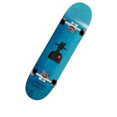 Скейтборд Траектория ЗАБУГА, 31.5x8, черный/синий