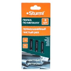 Пилки для лобзика по металлу Sturm! T118B, 5250203, 3 шт. ()