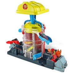 Трек Hot Wheels City Super Fire House Rescue GJL06