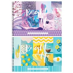 Альбом для рисования А4, 48л ArtSpace "Стиль. Bright life" (100 г/кв.м) спираль, 4шт. (А48сп_26290)
