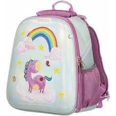 Ранец №1 School анатомический Basic Единорог