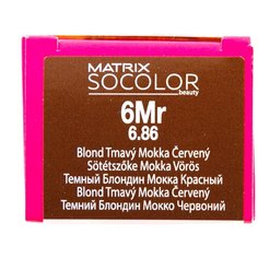 Matrix Socolor Beauty стойкая крем-краска для волос, 6Mr темный блондин мокка красный, 90 мл