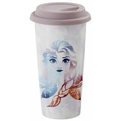 Стакан керамический c крышкой Funko: Холодное сердце 2 (Frozen 2) Бесстрашный (Fearless) (UT-FR06287) 470 мл
