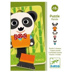 Рамка-вкладыш DJECO Панда (01471), 6 дет.